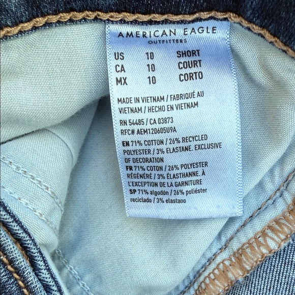 American Eagle Outfitters Women's Blue Skinny Jeans - Picture 4 of 5